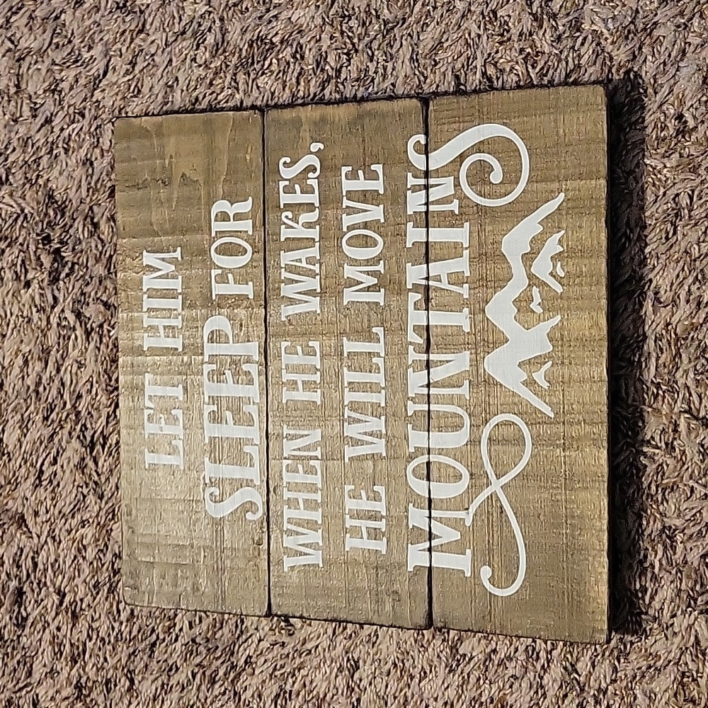 Rustic Nursery Sign